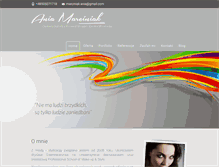 Tablet Screenshot of aniamarciniak.pl